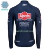 Cykeltrøje Langærmet Vinter 2022 Alpecin-Fenix Blå